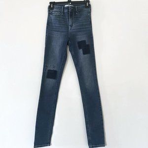 Skinny jeans with square design